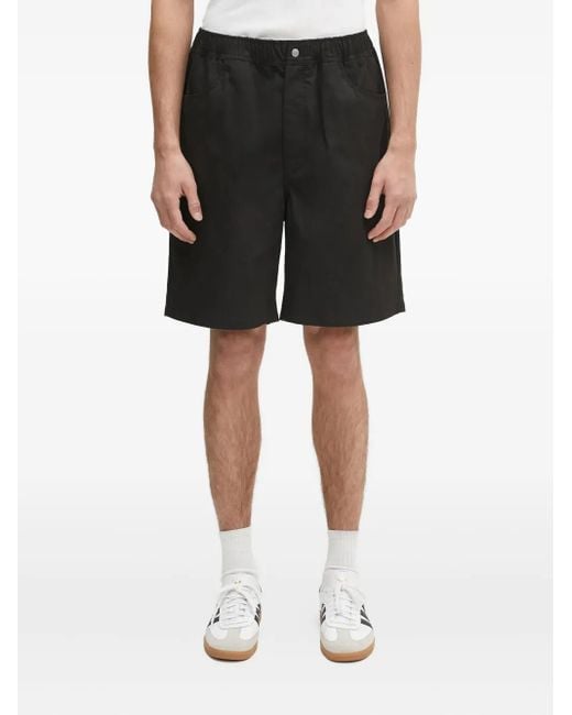 Norse Projects Black Elastic-Waistband Shorts for men