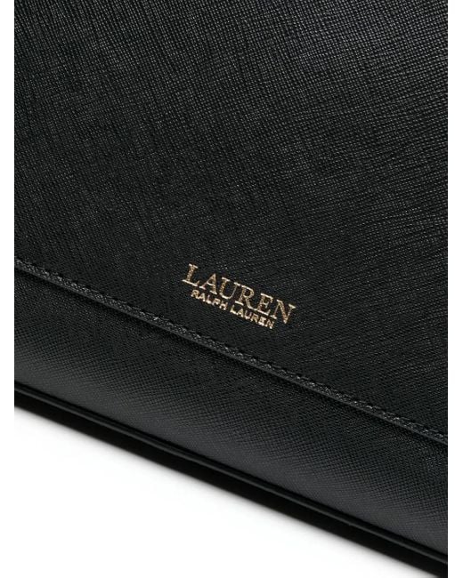 Bolso satchel Hanna Ralph Lauren de color Black