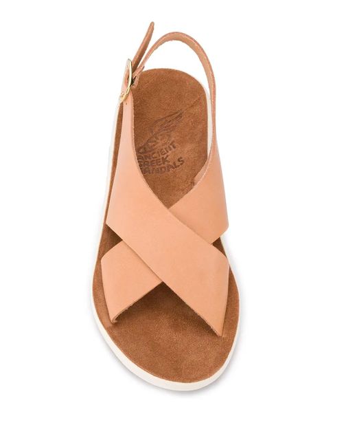 Ancient Greek Sandals Pink Maria Platform Sandals