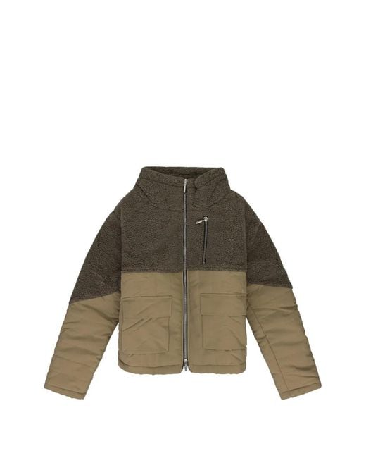 Rhude Green Two-Tone Jacket for men