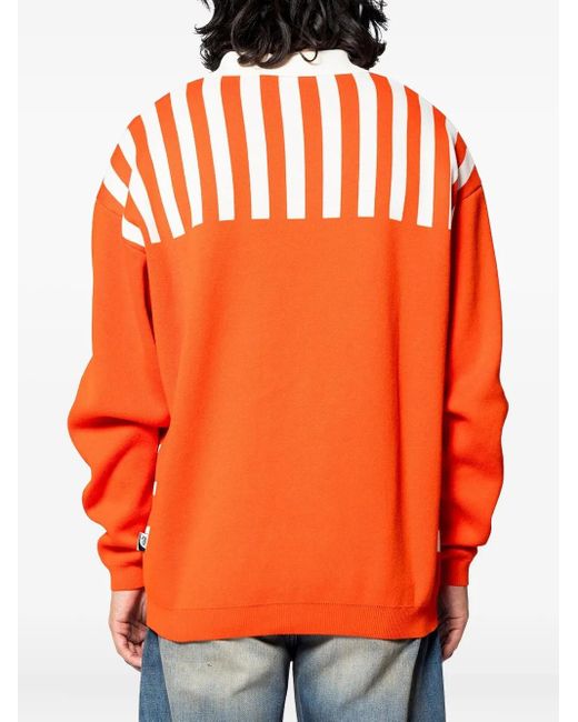 PUMA Pullover Mit Grafischem Print in Orange für Herren