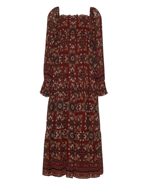 Cara Cara Purple Mirabelle Midi Dress