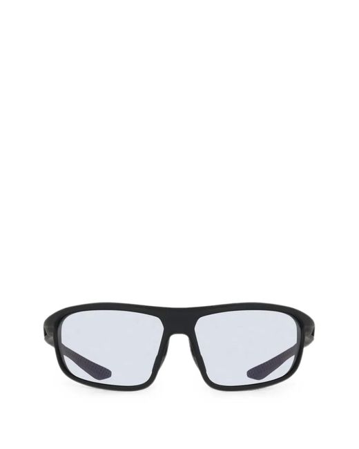 Nike Black Windtrack Run Rectangle-Frame Sunglasses for men
