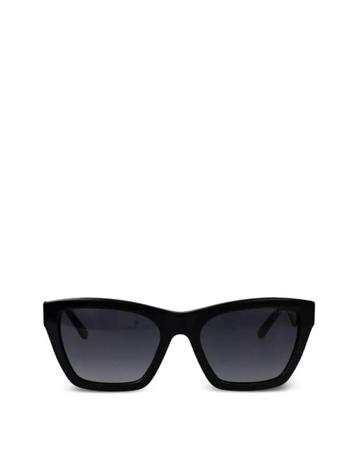 Marc Jacobs Black Logo Rectangle Sunglasses