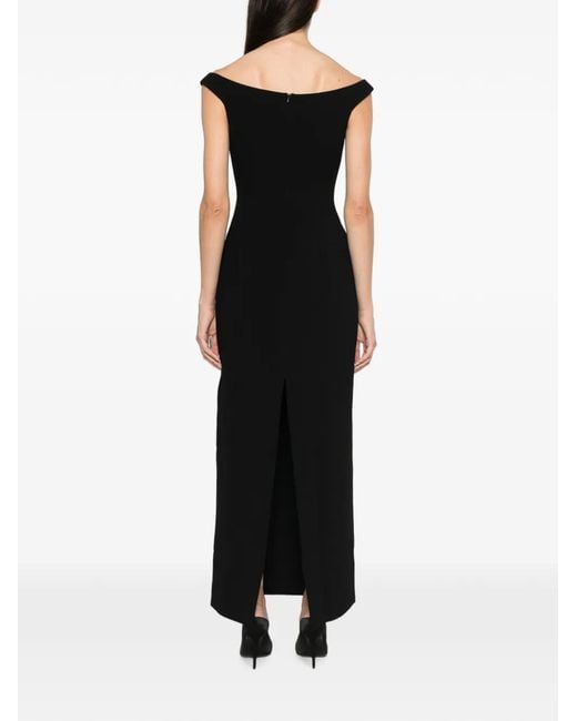 Arcina Ori Black Ellery Off-Shoulder Dress