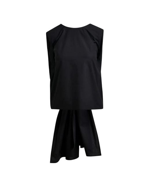 Essentiel Antwerp Black Back-Tie Top