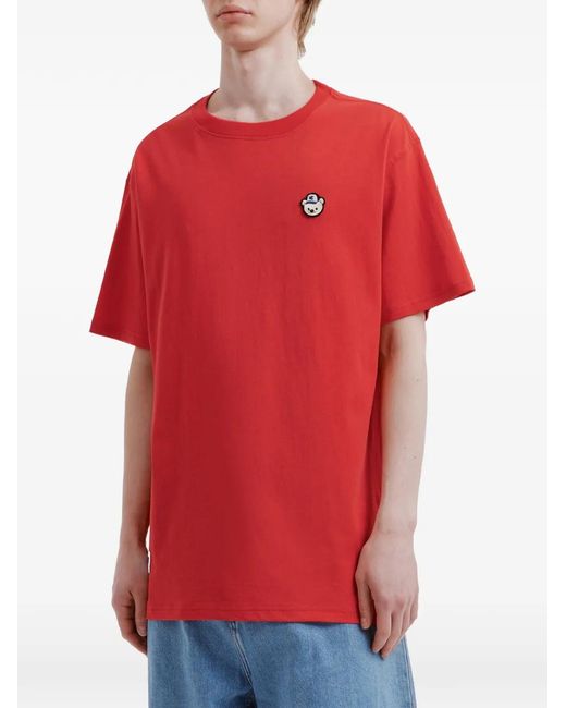 Chocoolate Red Bear-Patch T-Shirt for men