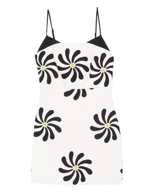 Vestido corto Rocha Cala De La Cruz de color White