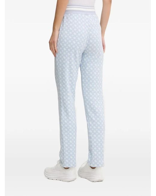 Guess Blue Monogram Drawstring Track Pants