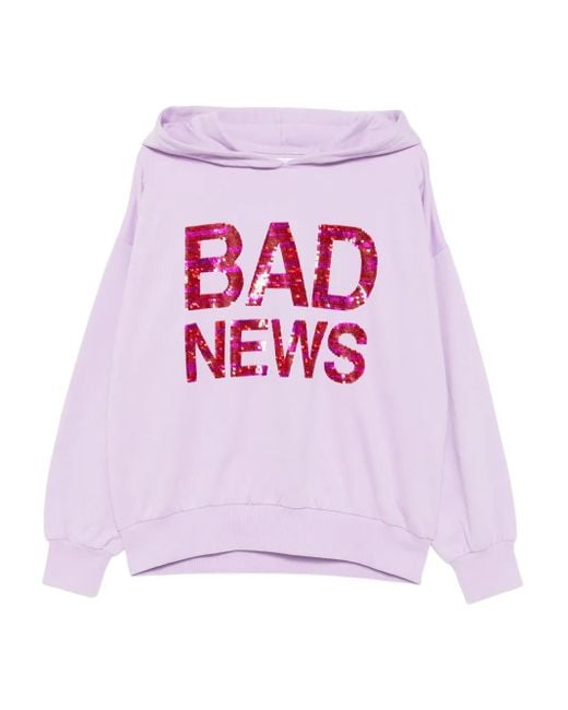 Ashish Pink Bad News Hoodie