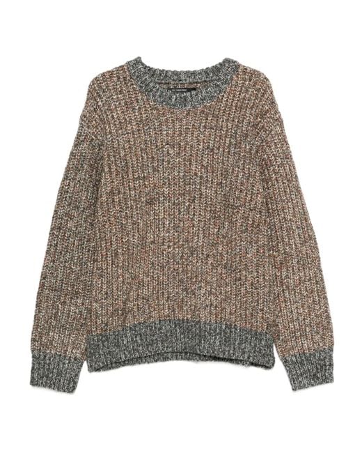 Song For The Mute Brown Crew-Neck Sweater for men