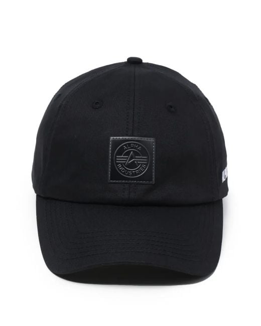 メンズ Alpha Industries ロゴ キャップ Blue