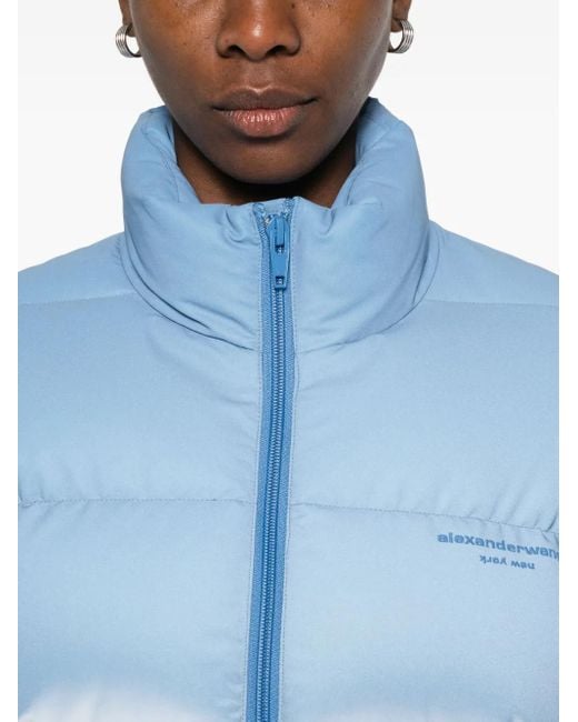 Alexander Wang Blue Ombré Padded Jacket