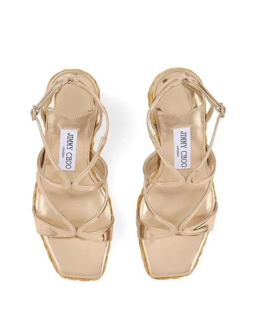 Jimmy Choo Metallic 110 Ayla Sandals