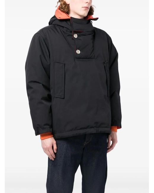 Woolrich Black Hooded Jacket for men
