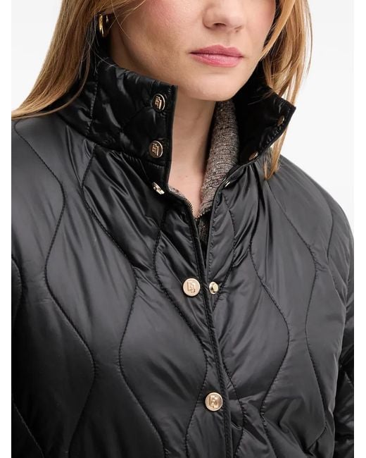 GAUDI Black Quilted Puffer Jacket