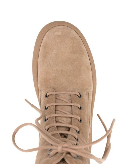 Tod's Ankle Suede Boots in Natural