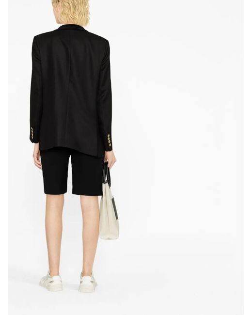 Blazé Milano Black Tailored Double-Breasted Blazer