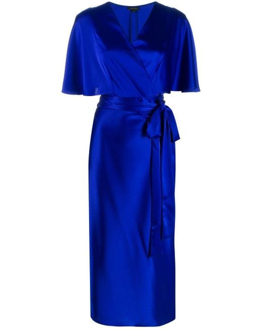 ESCADA Blue Kleid mit V-Ausschnitt