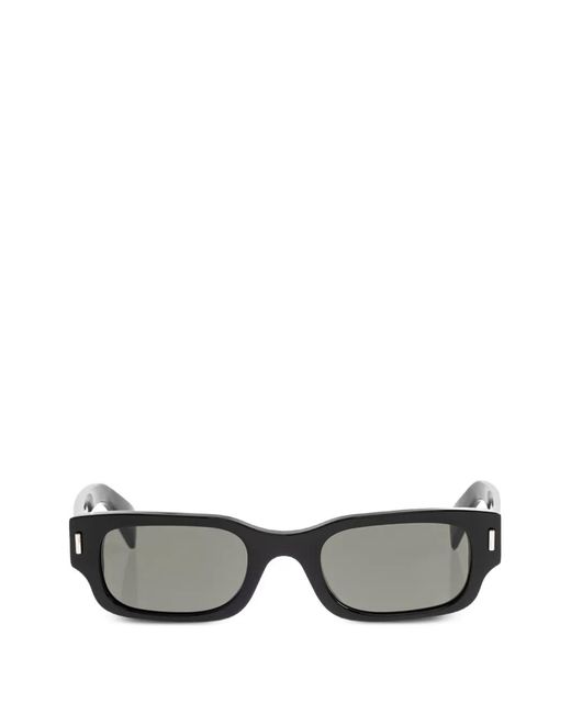 McQueen Gray T-Bar Rivet Panthos Sunglasses