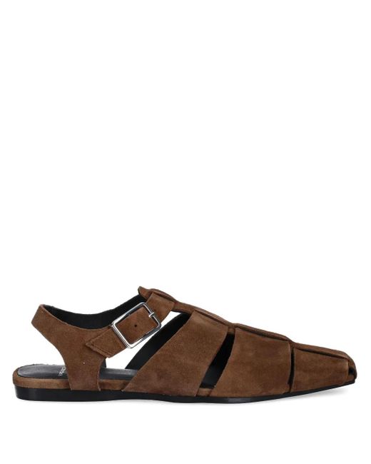 Vagabond Brown Wioletta Buckle-Fastening Cut-Out Sandals