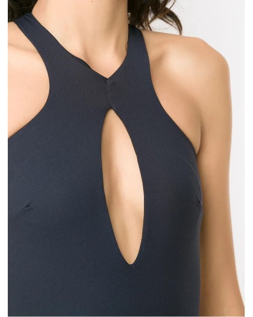 Amir Slama Black Central Keyhole Body