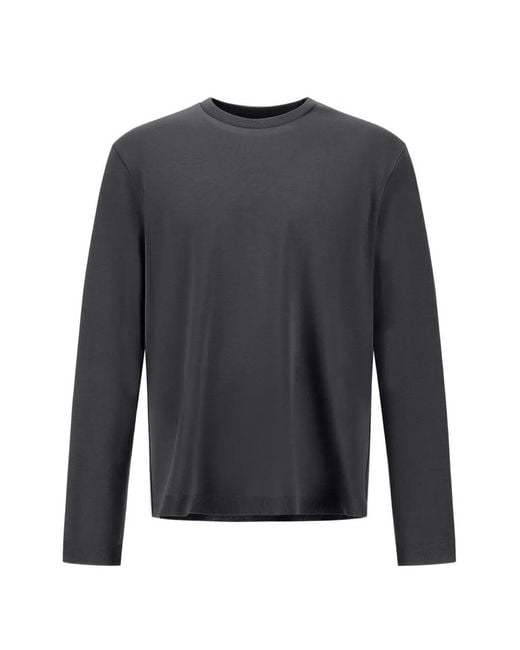 Herno Blue Long-Sleeved T-Shirt for men