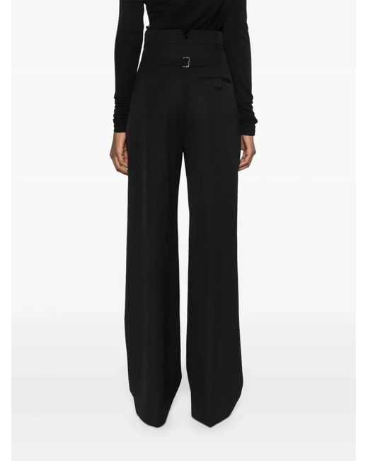 McQueen Black Wool Trousers