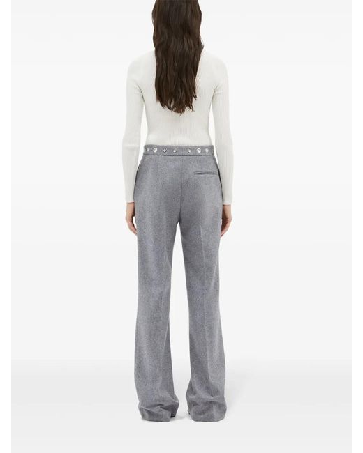 MSGM Pantalon Met Ringlets in het Gray