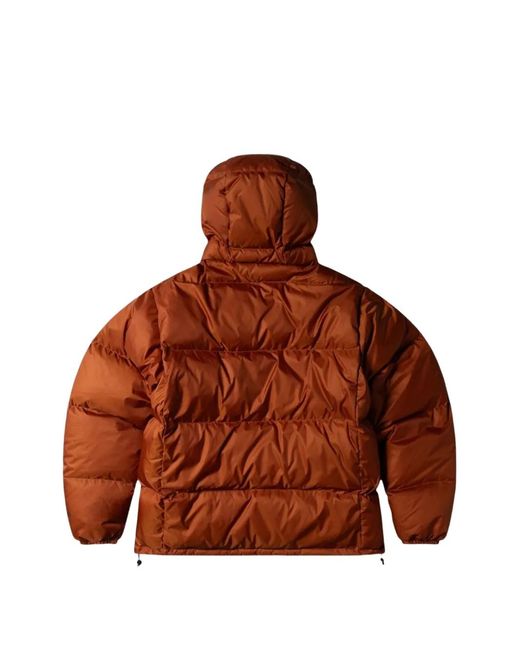 Aries Brown No Problemo Quilted Puffer Jacket