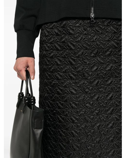 Moncler Black Midi Skirts