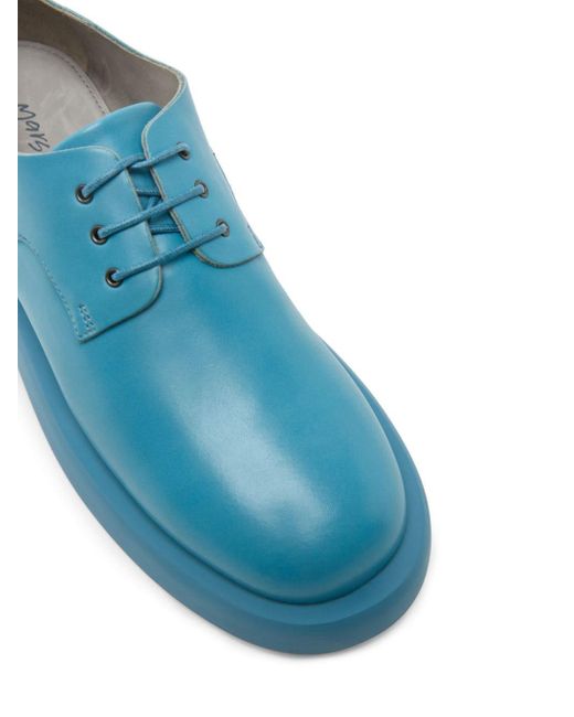 Marsèll Blue Gommello Leather Derby Shoes for men