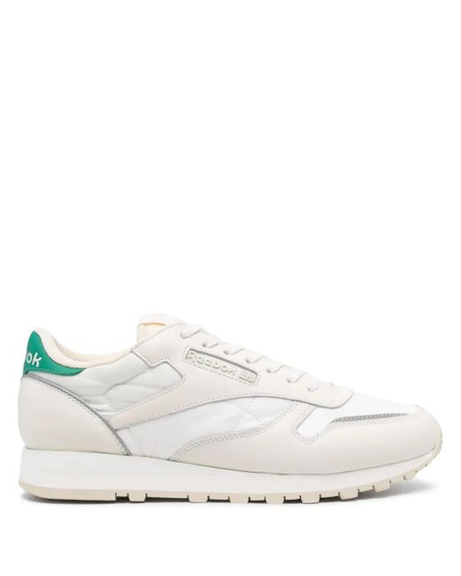 Reebok White Classic Leather Sneakers for men