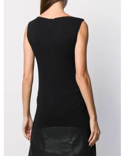 Wolford Mouwloze Top in het Black