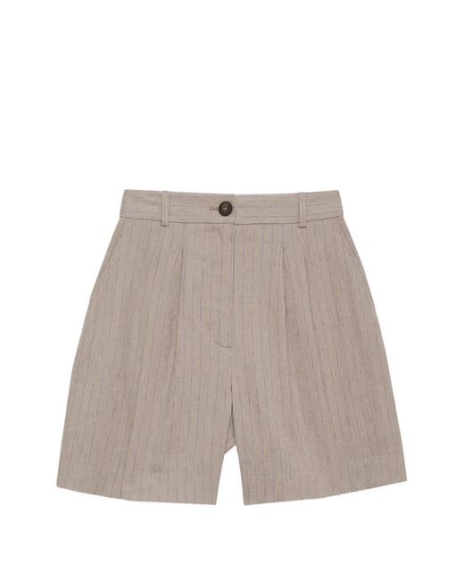 Anine Bing Gray Brice Shorts