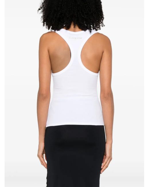 Maison Close Katoenen Top in het White