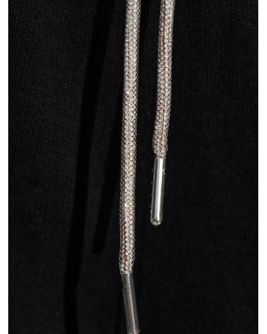 Alexander Wang Black Drawstring Trousers