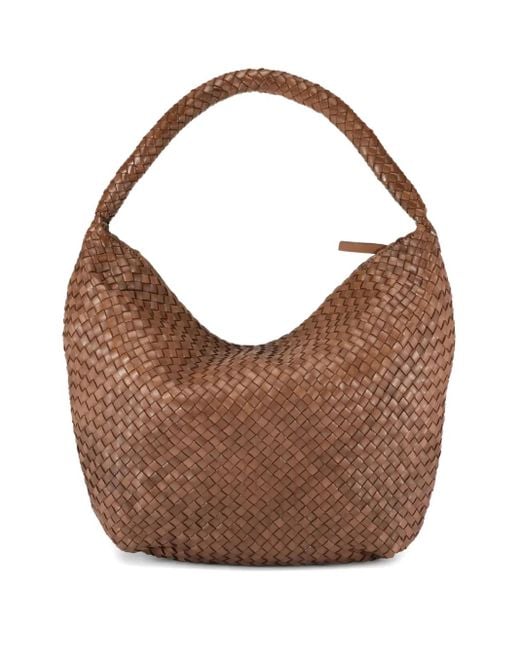 Officine Creative Brown Oc Class/9 Woven Shoulder Bag