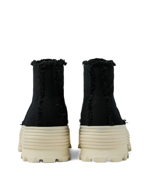 Botas Traktori con cordones CAMPERLAB de color Black