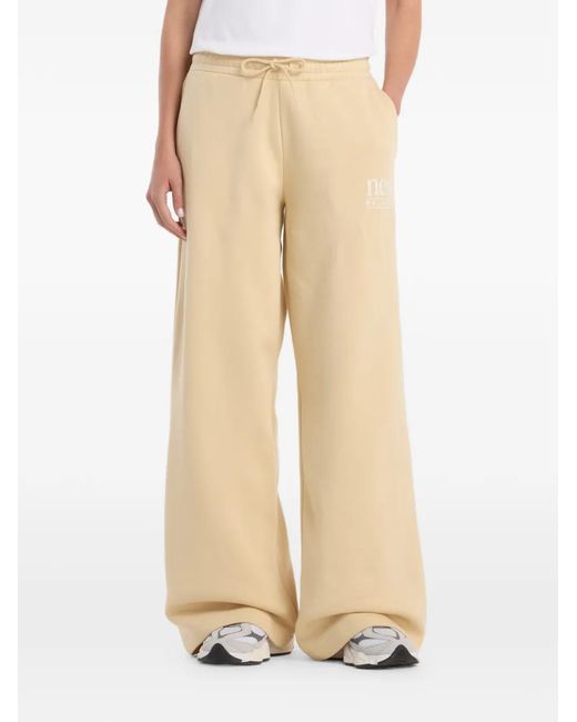 New Balance Natural Logo Drawstring Track Pants