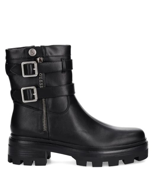 Bottines Lynden À Boucle Guess en coloris Black