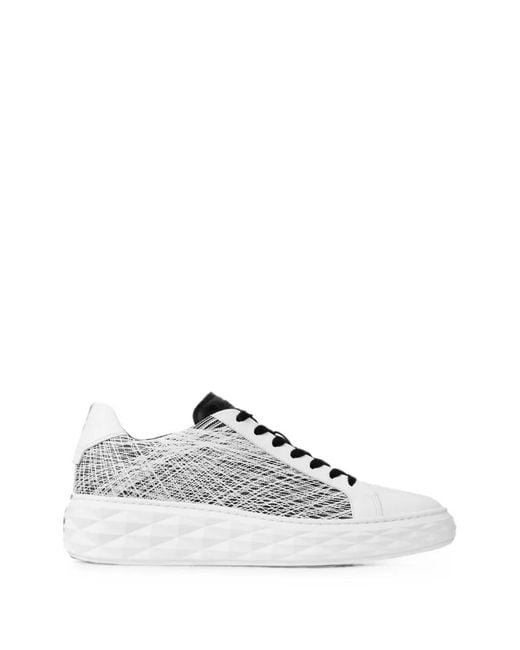 Jimmy Choo White Diamond Light Maxi M Sneakers for men