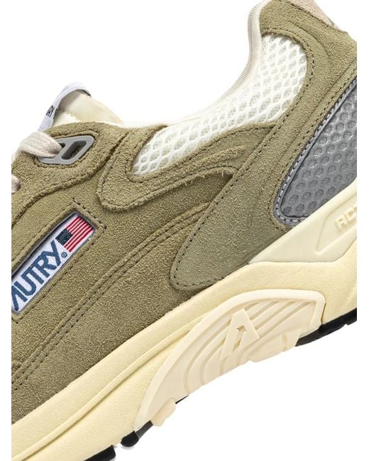 Autry Green Suede Sneakers for men