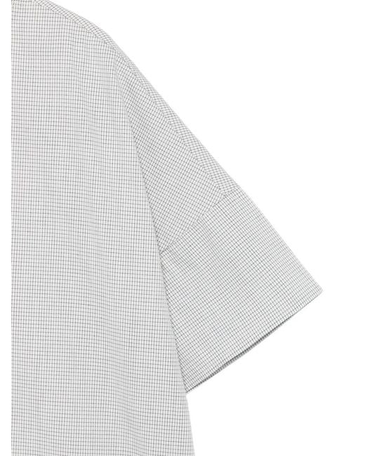 Apuntob White Haut À Carreaux
