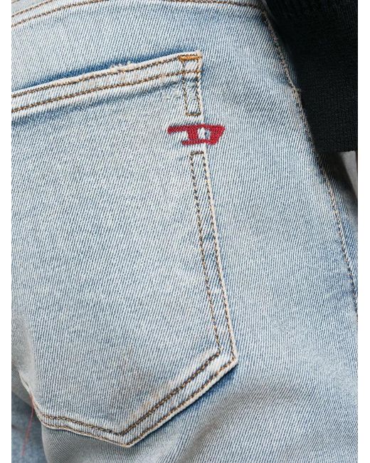 DIESEL Blue Slim-Cut 2019 D-Strukt Jeans for men