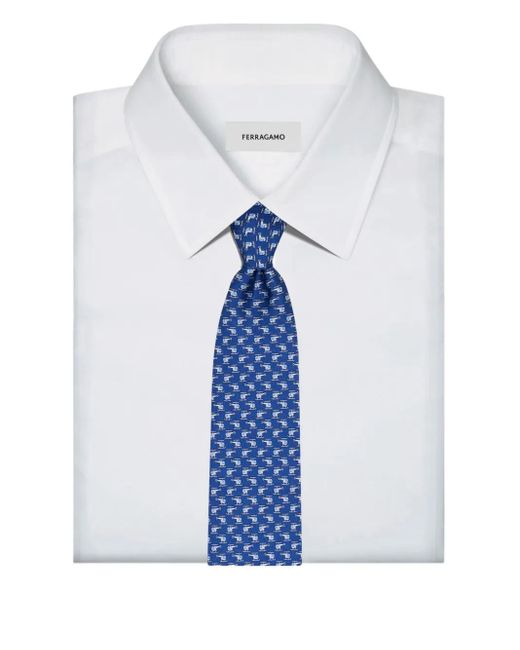 Cravatta di Ferragamo in Blue da Uomo