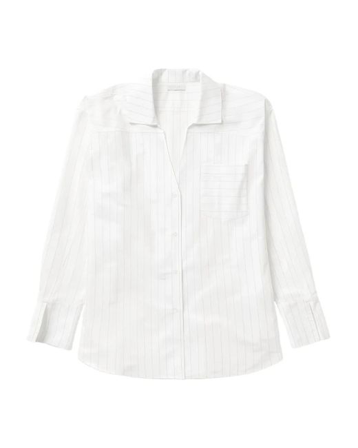 Chemisier A Righe Con Maniche Lunghe di 1989 STUDIO in White