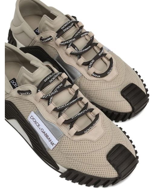 メンズ Dolce & Gabbana Ns1 メッシュパネル スニーカー Gray