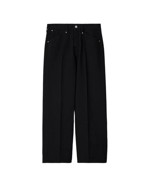 Lemaire Black Straight Five-Pocket Pants for men