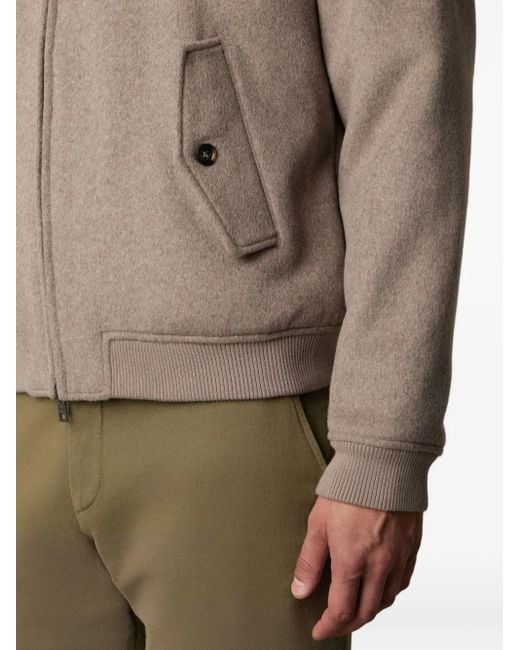 Brooks Brothers Brown Zip-Up Jacket for men